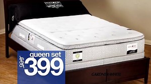 Now at Gardner-White the proof is in the mattress prices! Sleep great this weekend and get a #VeteransSale steal on every name brand with FREE same day delivery, a FREE Box Spring, FREE 32" TV and more! View our ad and let us know what mattress you're looking for in the comments below. Shop: Sat 9-9; Sun 11-7; Mon 10-9. | Gardner White Furniture