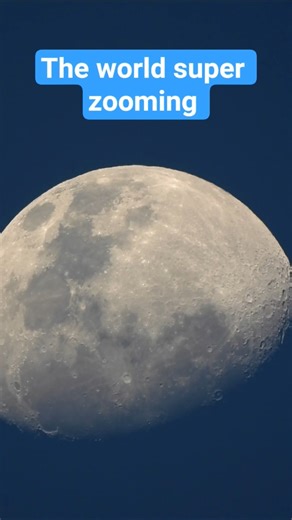 Nikon p1000 zooming Of moon #moon #ultra #nikon