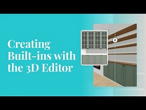 DesignFiles.co - Creating Built-in Cabinets in the 3D Floor Planner