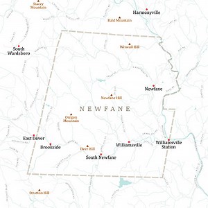 VT Windham Newfane Vector Road Map. All source data is in the public...