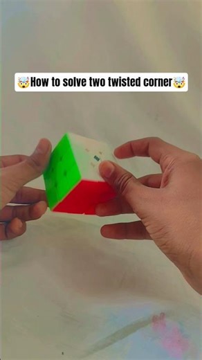 How to solve twisted corner??🤯