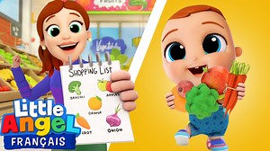 158K views · 2.6K reactions | Aujourd'hui, maman et papa vont faire les courses au supermarché avec les enfants et ils ont inventé un jeu de devinettes et de repérage amusant pour les tenir occupés ! #littleangelfrancais #comptines #bébélouis | Little Angel - Français | Facebook