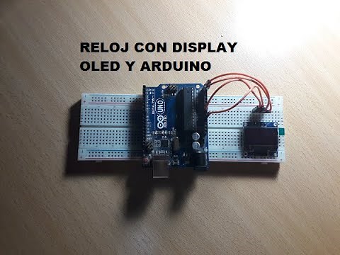 ✅ Reloj con arduino - conectar y programar el display oled 0.96 - Ditecno Digital