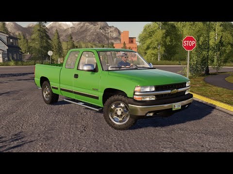 Chevrolet Silverado 1500 - Farming Simulator 2019 [FS19 LS19 American Pick-Up Car Mod] #farming