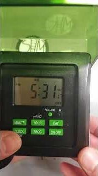 Setting up the time on Woods Digital Timer