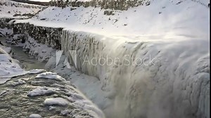 Gullfoss (Golden Falls) is a waterfall in Iceland.
