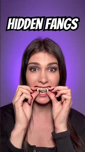 Hidden Vampire Fangs