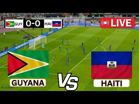 🔴 Haiti vs Guyana LIVE | CONCACAF 2026 Today | eFootball PES 2021 Gameplay