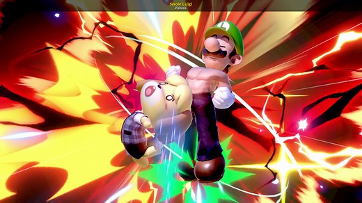 Swole Luigi Mod for Super Smash Bros. Ultimate | SSBU Mods