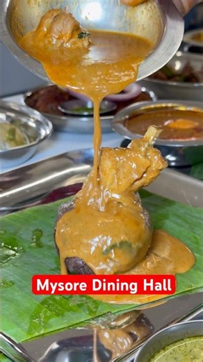 😍Sahakarnagar ali Masth Non Veg Oota🔥Mysore Dining Hall✅#shorts #kannada #nonveg #mutton #biryani