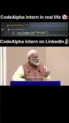 CodeAlpha Intern in Real Life vs LinkedIn 😭🗿 #codealpha