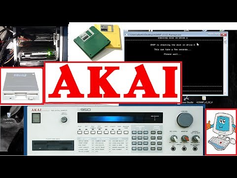 HOW TO CREATE AKAI FLOPPY DISK ON PC FOR S900 S950 S3000XL S3000 S1100 S100 S3200 S2000 S2800 S01