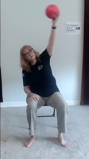 Easy Chair Tai Chi for Seniors | Gentle Seated Exercise #Shorts