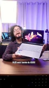 Notebook com tela OLED BARATO?! 🖥️🎨💻 ASUS VivoBook S 14 #notebook #asus #vivobook #qnc #qualnote