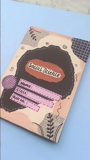 creative file design, easy creative page file design for project file #schoolprojectmaker