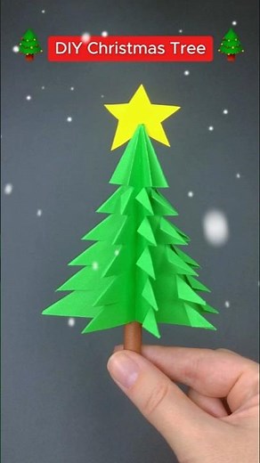 DIY Paper Christmas Tree 🎄 How to Make Origami Christmas Tree at Home | DIY Paper Craft Decoration
