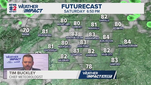 WFMY News 2 Chief Meteorologist Tim Buckley shares the latest on weather in the Triad. | WFMY News 2