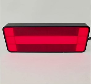 Sequential Light-Up Rectangular Trailer Hitch Receiver Cover Brake Tail Turn LED Light 4-in-1- fits 2" Hitch - Sequential Signal/Brake/Reverse/Runing Light