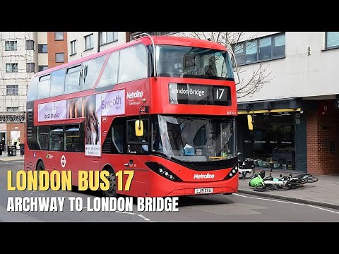 London Bus Route 17 Full Journey | Archway to London Bridge
