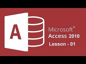 Beginners MS Access Tutorials Introduction - Creating Database 01
