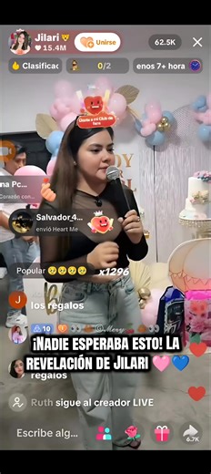 Revelación Sorprendente de Jilari en el Programa LIVE