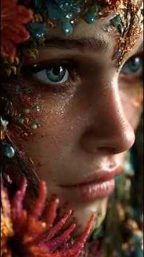 Biopunk Mermaid Woman Biome 🌊 32K Alien Jungle Lake 🔬✨