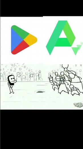 Play store Vs Apk pure 🤣#viral#playstore#vs#apkpure#funny#songvssong
