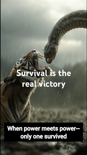 “Tiger vs Anaconda 🐅🐍 | Jungle’s Deadliest Battle!”#shortstory