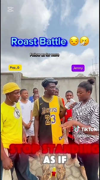 Hilarious Roast Battle between Pop G and Jenny Mams