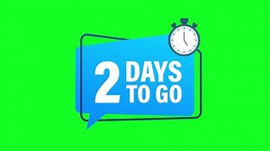 2 Days Go Countdown Timer Clock Stock Footage Video (100% Royalty-free) 1080258137 | Shutterstock