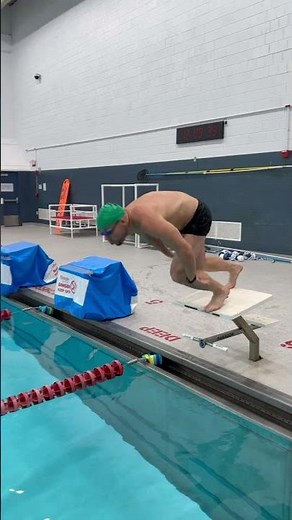 How to Push Off the Block Like a Pro – Faster Swim Starts! #danswim #swimming