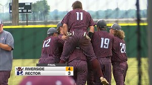 12K views · 95 reactions | Riverside wins the 2A-3 Baseball Tournament in dramatic fashion. They scored 3 runs in the bottom of 7th to beat Rector 4-3. The Rebels will be a #1 seed & host regionals next week. See more HS sports coverage on Region 8 News app & here: https://www.kait8.com/sports/high-school/ Riverside Baseball | Region 8 Sports | Facebook