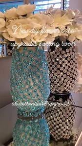 11K views · 843 reactions | New diy bling wrap flower vase upgrades posting soon... working on lots of summer colors. Also work on my store on Etsy store. Details will be available soon. Please follow me for more diy projects and subscribe to my utube channel for more diy updates @asasessentials&upgrades. Thank you for watching my videos. ♥️stay safe... #viralreels #foryoupage #diyprojects #craftiness #homedecor | Asa Asa | Facebook