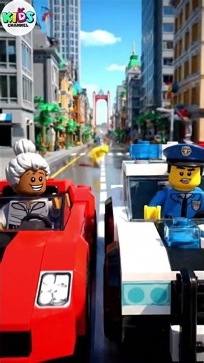 LEGO City Chase 🚗 #cartoon #shorts #lego #animation