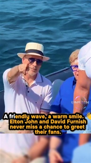 Elton John & David Furnish Wave to Fans #eltonjohn ##DavidFurnish #MusicLegend