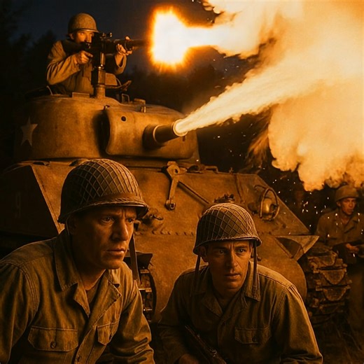 “The Tank That Breathed Fire: The Untold Story of How American Engineers Turned the Ordinary M4 Sherman Into a Flamethrowing Nightmare That Terrified Entire Battalions, Changed the Face of Pacific Warfare Forever, and Became the One Secret Weapon the Enemy Never Saw Coming Until the Jungle Itself Started to Burn” It began, as most nightmares do, with silence. The jungle was quiet that morning—too quiet. The kind of silence that comes not from peace, but from anticipation. In the sweltering humid