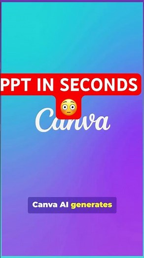 AI That Creates Presentations 😳 #CanvaAI #productivity #presentations #shorts #youtubeshorts