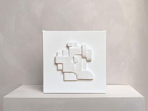 Abstract Papier-mâché Body Sculpture: White Plaster Wall Art - Etsy