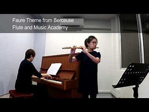 Flute ABRSM Grade 2 from 2022, B1 Faure Theme from Berceuse Op 56 arranged by David Blackwell