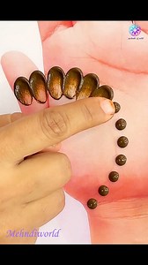 1.5M views · 6K reactions | Beautiful mehndi design with Dot and finger #mehndiworld #Wedding #arabic #henna #artist #creative #mehendi | Mehndi World | Facebook