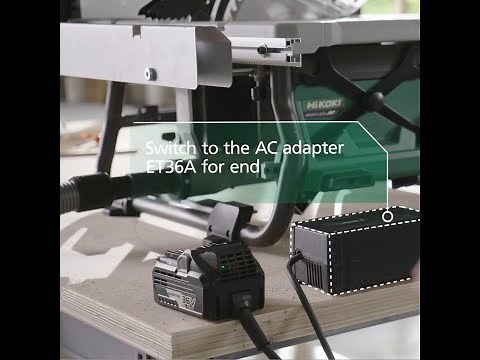 HiKOKI C3610DRJ Cordless MultiVolt Table Saw