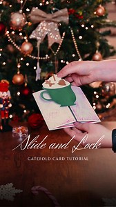 Take your cardmaking to the next level with this clever Slide and Lock Gatefold Card! It’s a fun, interactive design that adds a real wow factor. We made ours using the Hot Chocolate Stamp and Die Set, but you can customise it with any theme you love. Give it a try and impress your festive card recipients! 🎄✨ | Crafter's Companion