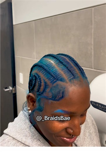 Icy Blue Braids for Your Hair Goals