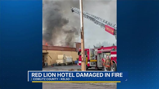 Video: Red Lion Hotel in Kelso damaged in fire