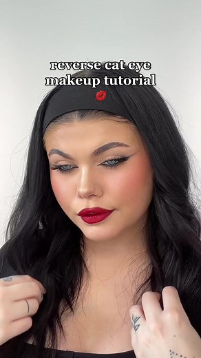 Reverse Cat Eye Makeup Tutorial with Red Lip | BPerfect Cosmetics & Jordana Ticia
