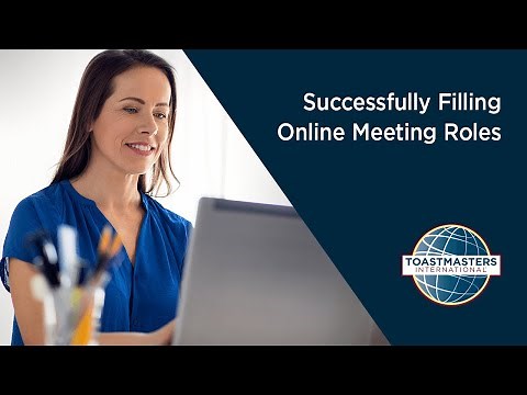 Successfully Filling Online Meeting Roles