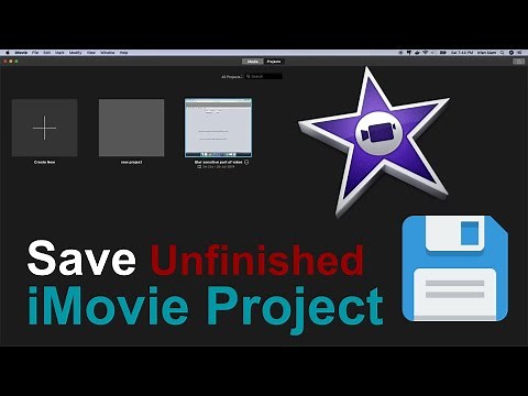 How to Save Unfinished Project in iMovie in 2025