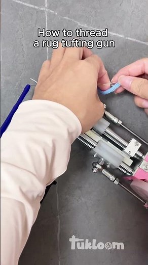 Set it up right, and watch your rug dreams come true ✨\r#tuftingtutorial