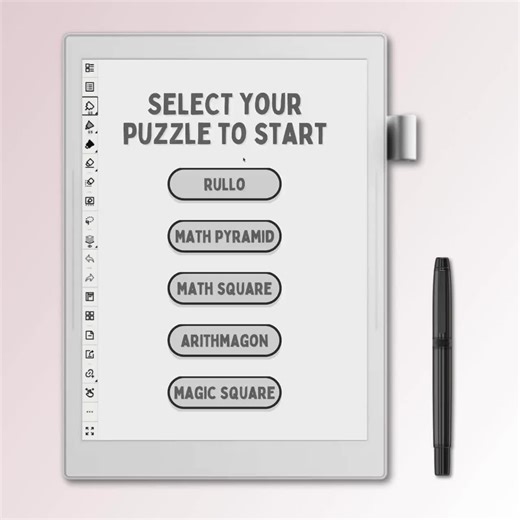 Supernote Manta Puzzle Bundle: Sudoku, Mazes, Kakuro (digital Download) - Etsy