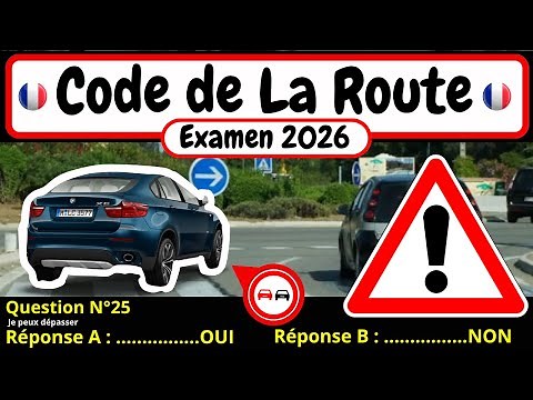 ✅ TEST GRATUIT DU CODE DE LA ROUTE 2026 🚗 #142